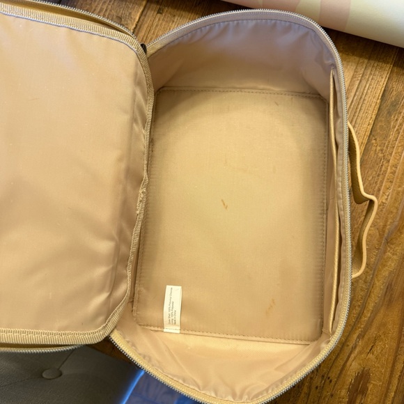 BEIS Tan Cosmetic Bag with Mirror - Picture 6 of 11